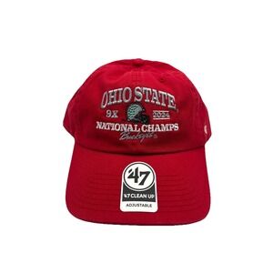 '47 Brand Clean Up Ohio State 2024 National Champions Playoff Champs CFP Hat Cap